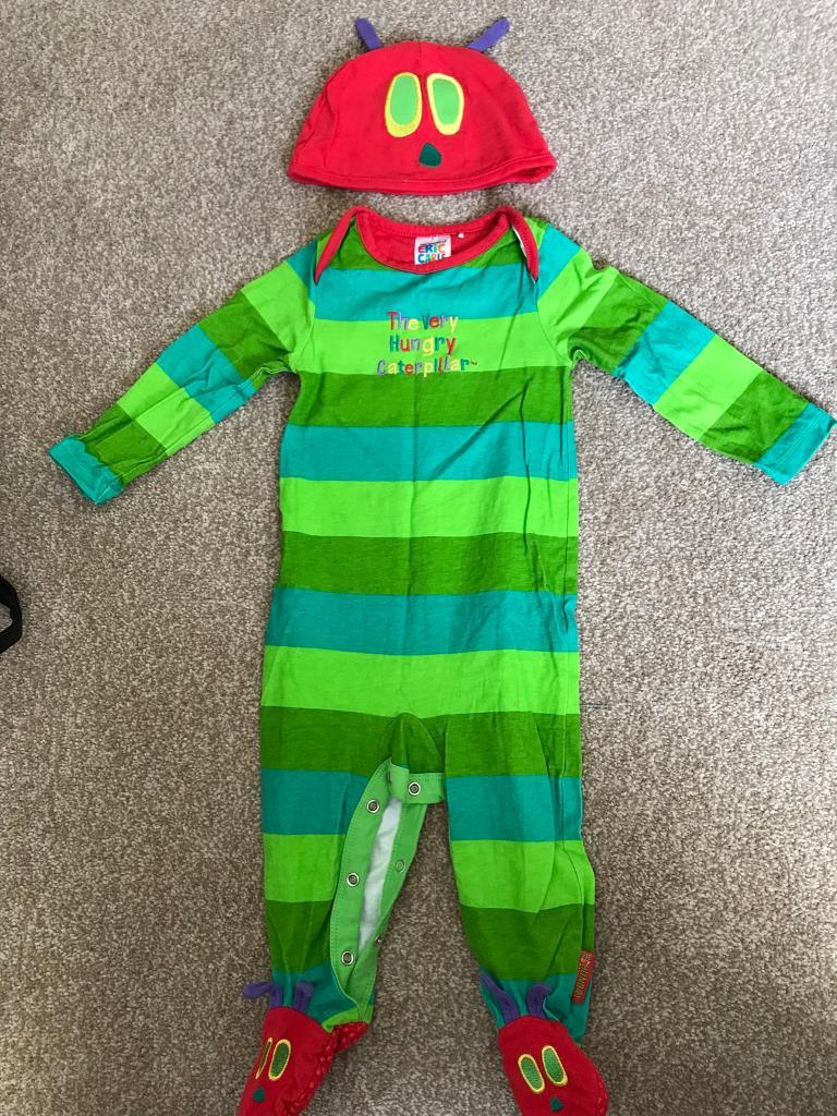 very hungry caterpillar sleepsuit